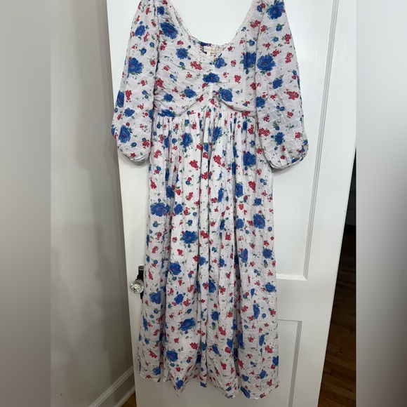 Loveshackfancy floral Roslyn maxi dress size 8 - Picture 3 of 11
